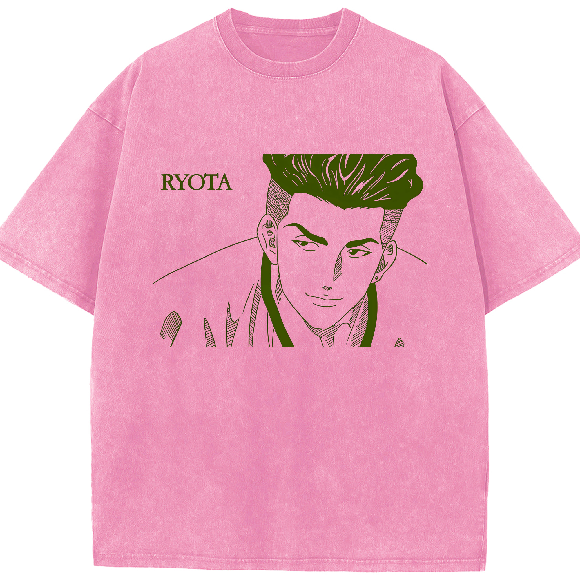 （画像用） SLAM DUNK／スラムダンク 綿100% ヴィンテージ風 半袖Tシャツ（フロントプリント）